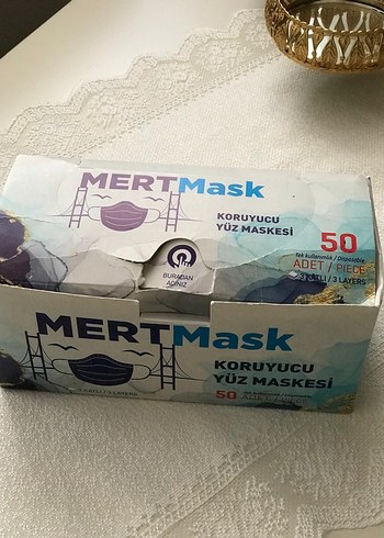 MERTMask Koruyucu Yüz Maskesi 50'li - Görsel 3
