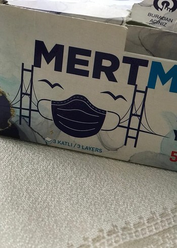 MERTMask Koruyucu Yüz Maskesi 50'li - Görsel 2