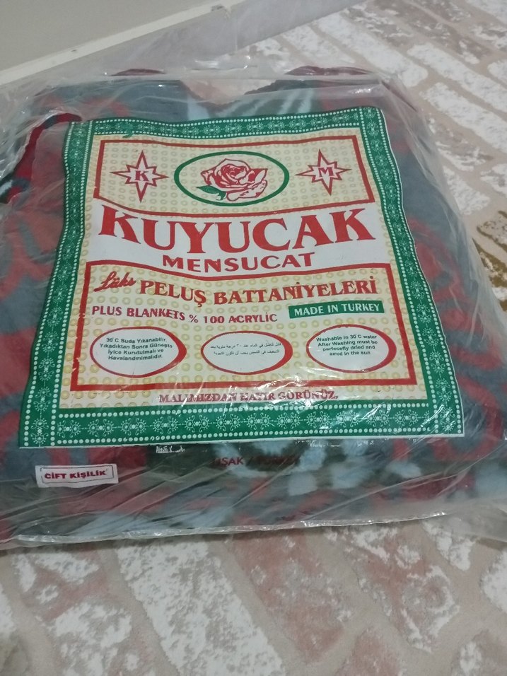 Çok Renkli Bağlama Desenli Yatak Örtüsü - Görsel 2