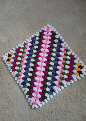 Renkli Örgü Banyo lifi - Görsel 2