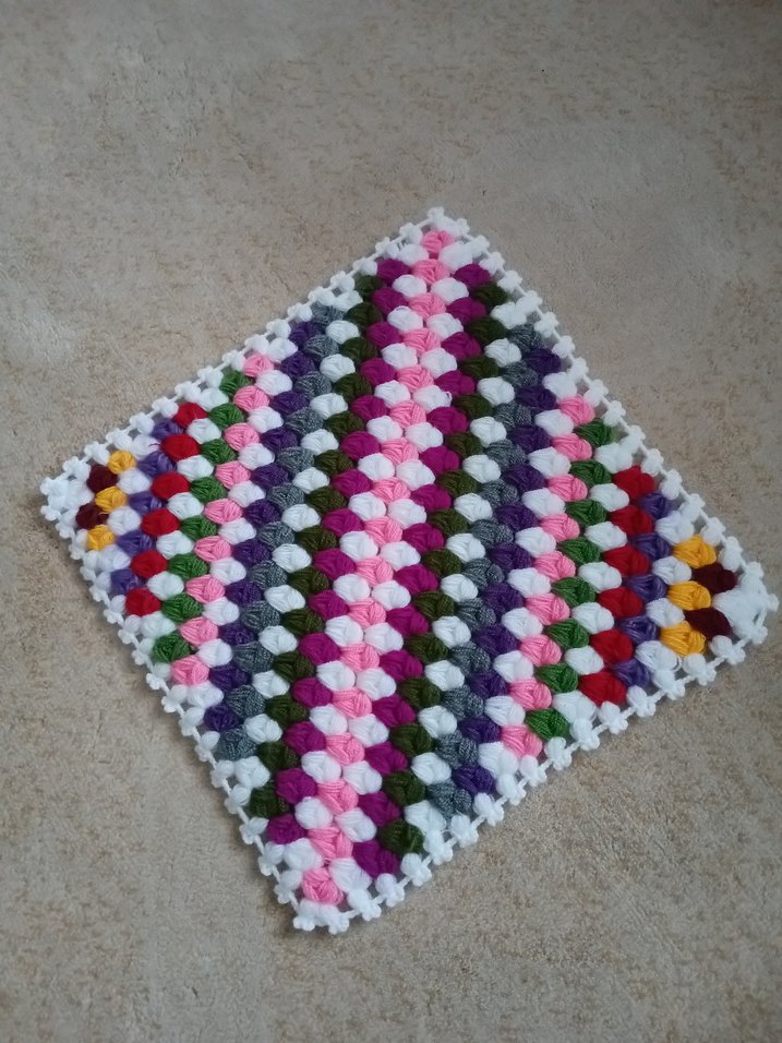 Renkli Örgü Banyo lifi - Görsel 2