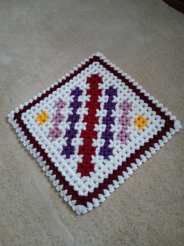 Renkli Örgü Banyo lifi - Görsel 3