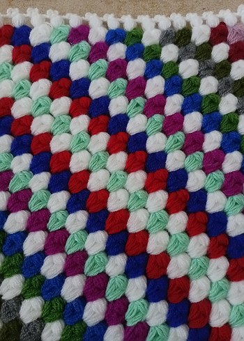 Renkli El Örgüsü Banyo lifi - Görsel 3