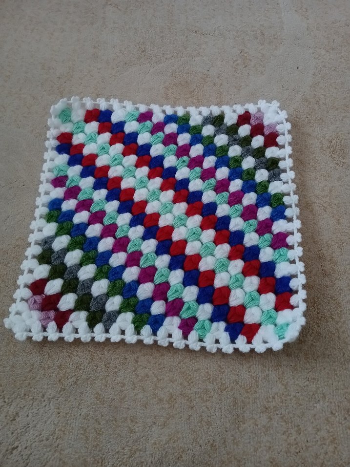 Renkli El Örgüsü Banyo lifi - Görsel 2