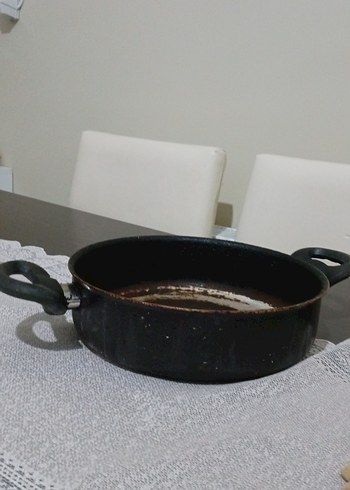 Beden Parlak Siyah İki Saplı Tencere