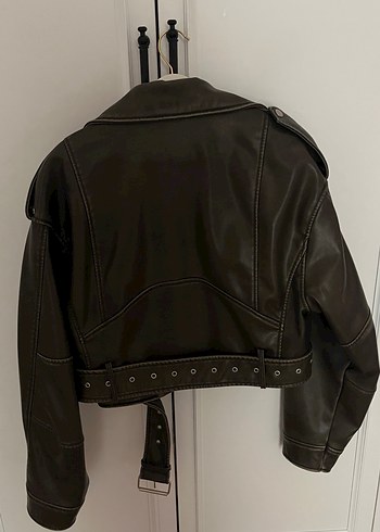 Zara Deri Ceket - Görsel 4