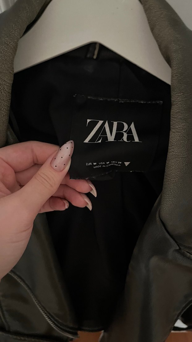 Zara Deri Ceket - Görsel 2