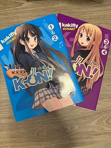 K-ON manga 1-2.cilt full set