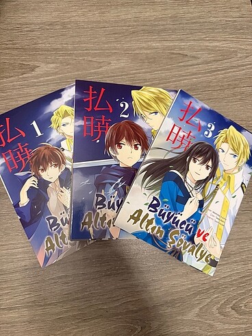 Büyücü ve Altın Şövalye 1-2-3.cilt set manga