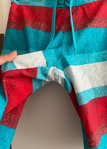 Adidas Renkli Tie-Dye Erkek Deniz Şortu - Görsel 5