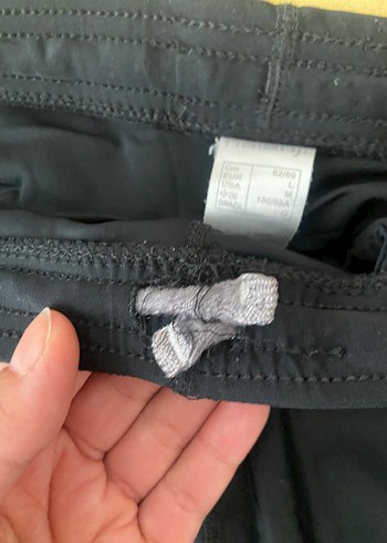 Siyah Elastik Biker Spor Şortu - Görsel 3