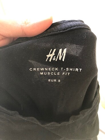 s Beden siyah Renk H&M siyah tshirt