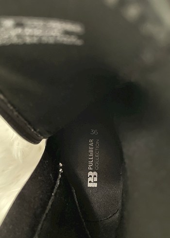 Pull&Bear Kalın Topuklu Streç Deri Bot - Görsel 6