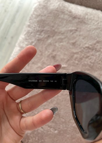 Calvin Klein Siyah Cat Eye Gözlük - Görsel 5