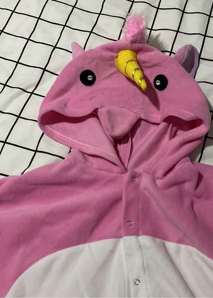 Unicorn Kostüm/Gecelik/Tulum - Görsel 4