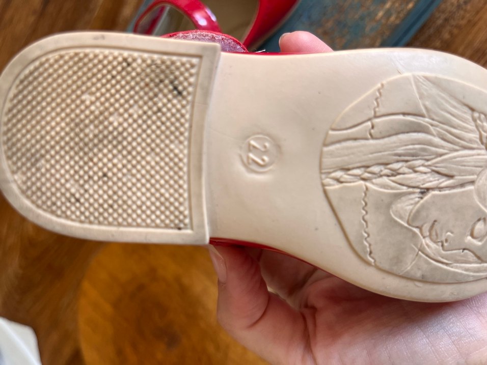 Kız Çocuk Kırmızı Rugan Babet - Görsel 3