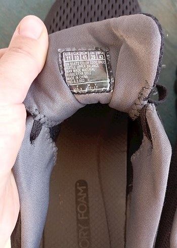 Kahverengi Bağcıklı Kadın Spor Ayakkabı 45 numara - Görsel 4