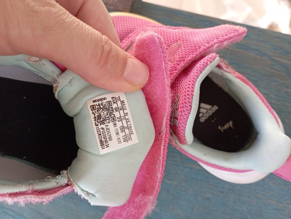 Kız Çocuk Pembe Adidas Velcro Spor Ayakkabı - Görsel 4