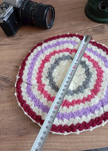 Renkli Örgü Banyo Süngeri - Görsel 7