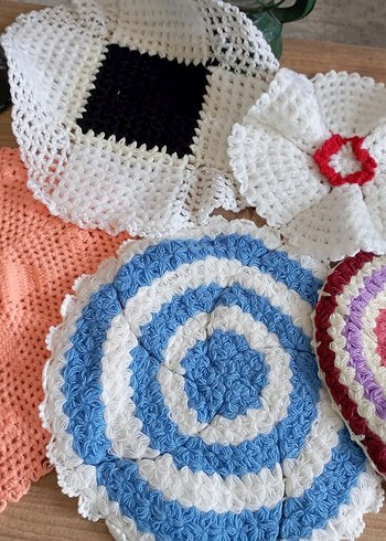 Renkli Örgü Banyo Süngeri - Görsel 3