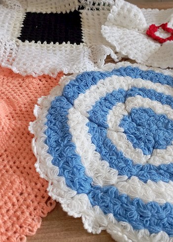 Renkli Örgü Banyo Süngeri - Görsel 2