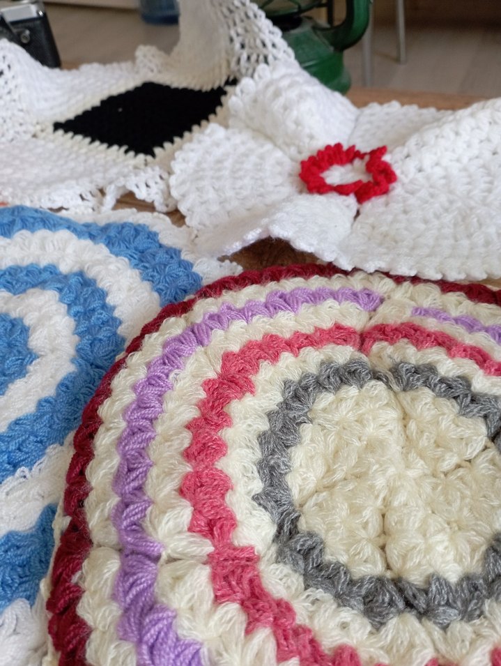 Renkli Örgü Banyo Süngeri - Görsel 4