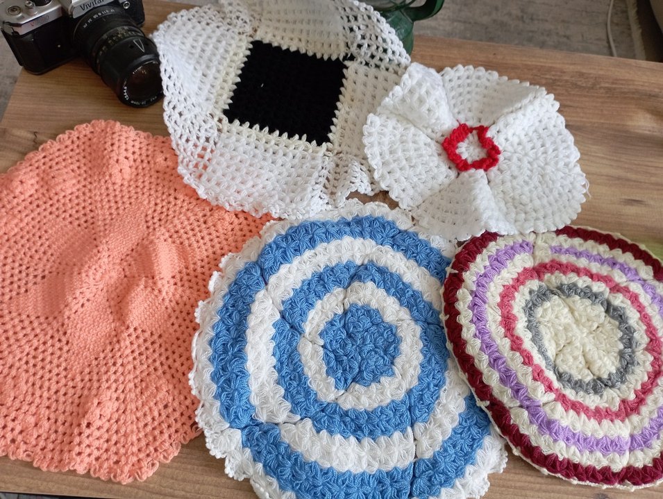 Renkli Örgü Banyo Süngeri - Görsel 3