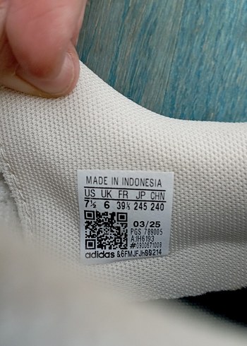 Gri Süet Kadın Spor Ayakkabı orijinal adidas - Görsel 4