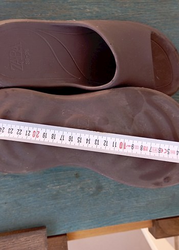 zara Kadın Kahverengi Platform Terlik - Görsel 4