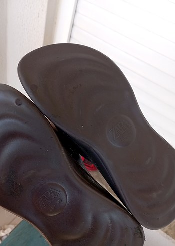 zara Kadın Kahverengi Platform Terlik - Görsel 5