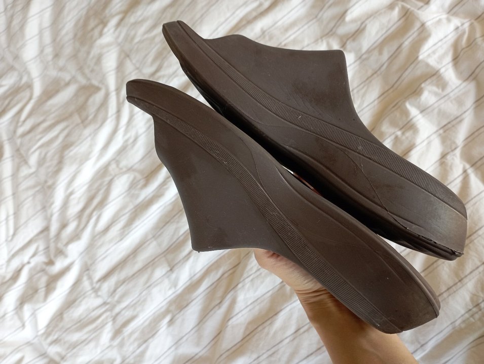 zara Kadın Kahverengi Platform Terlik - Görsel 3