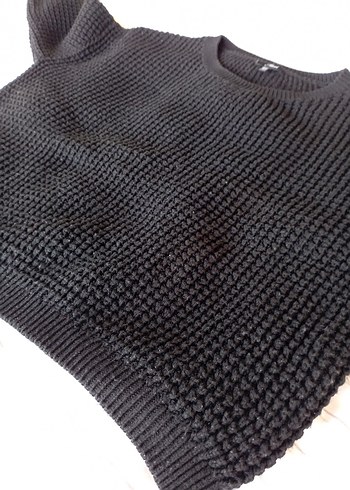 Gri Kadın Triko Kazak - Görsel 2