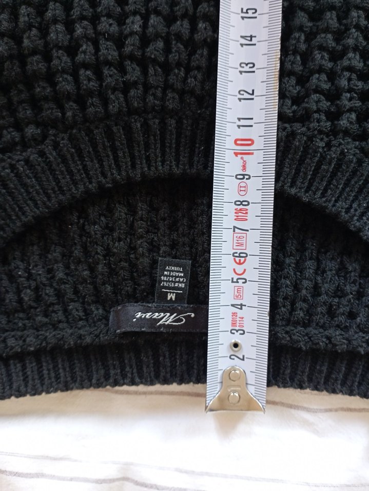 Gri Kadın Triko Kazak - Görsel 5