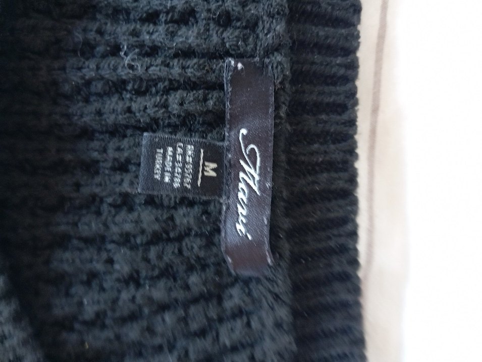 Gri Kadın Triko Kazak - Görsel 4