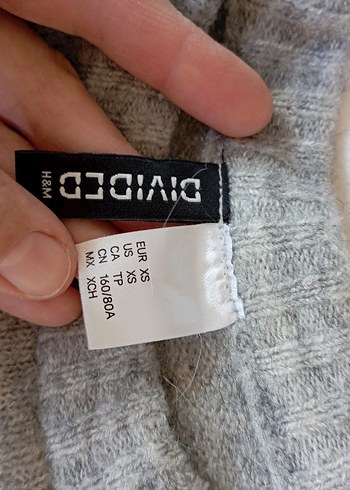 Gri Triko Kadın Kazak - Görsel 8