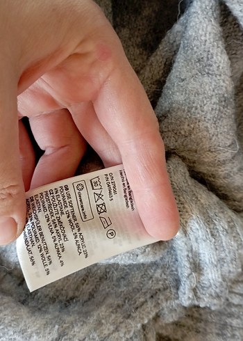 Gri Triko Kadın Kazak - Görsel 7