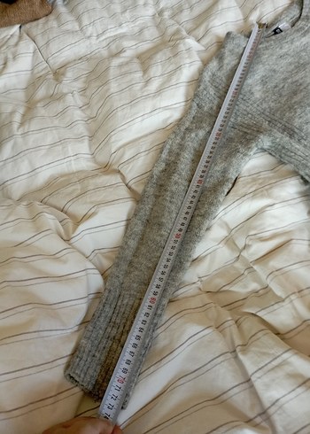 Gri Triko Kadın Kazak - Görsel 4