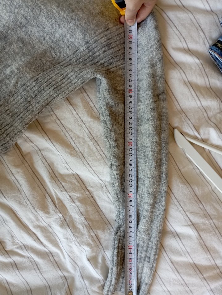 Gri Triko Kadın Kazak - Görsel 5