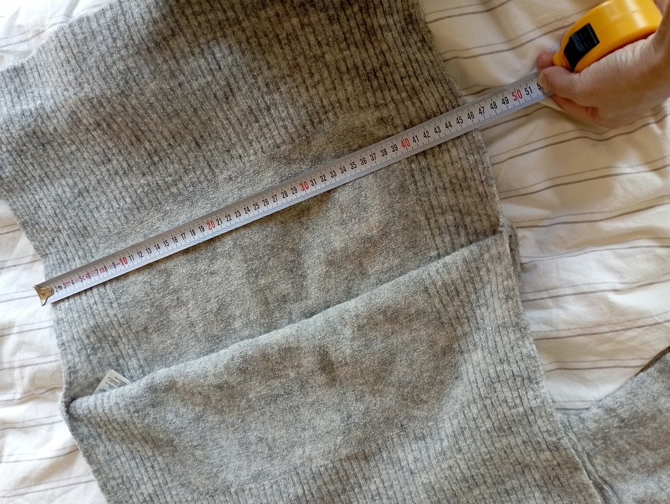 Gri Triko Kadın Kazak - Görsel 3