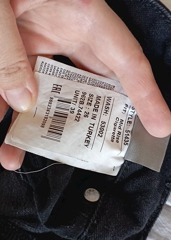 Gri Yırtmaçlı Kadın Denim Pantolon - Görsel 4