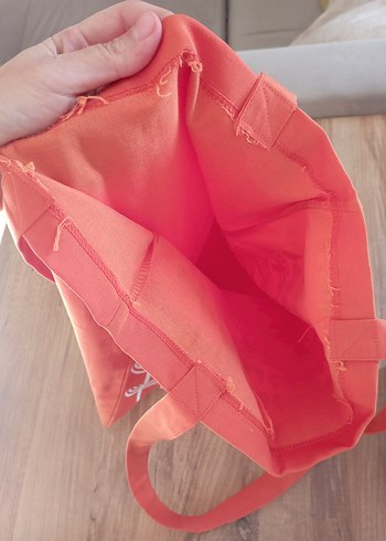 Kırmızı Baskılı Bohem Kadın Çanta - Görsel 2