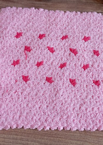 Renkli Örgü Banyo Süngeri Seti - Görsel 17