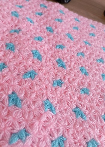 Renkli Örgü Banyo Süngeri Seti - Görsel 20