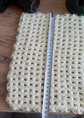 Renkli Örgü Banyo Süngeri Seti - Görsel 7