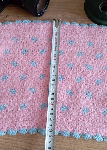 Renkli Örgü Banyo Süngeri Seti - Görsel 13