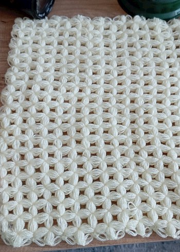 Renkli Örgü Banyo Süngeri Seti - Görsel 8