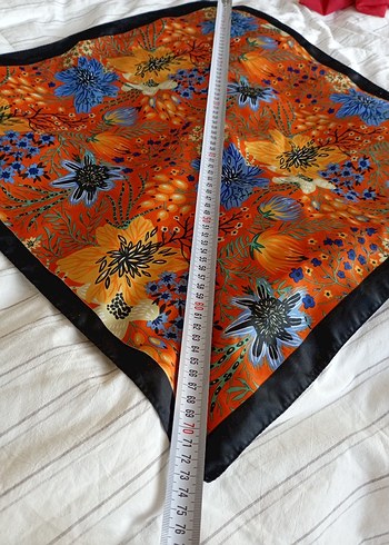 Renkli Pilili Kadın Fular - Görsel 20