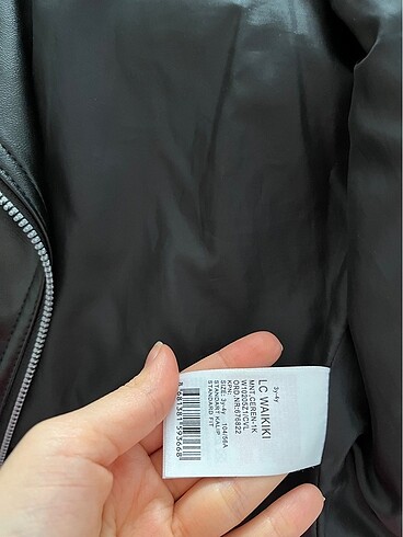 4 Yaş Beden siyah Renk KIZ ÇOCUK DERİ CEKET LCW