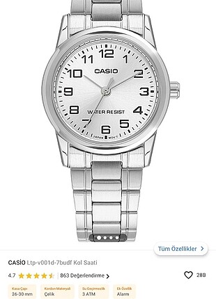Casio kadın saat