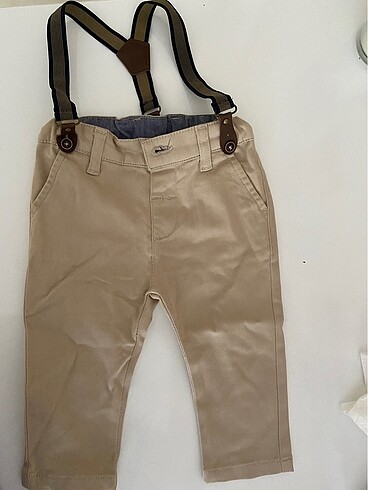 Erkek bebek askılı pantalon